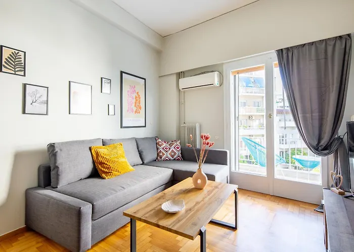 Spacious Apartment With Partial Acropolis View